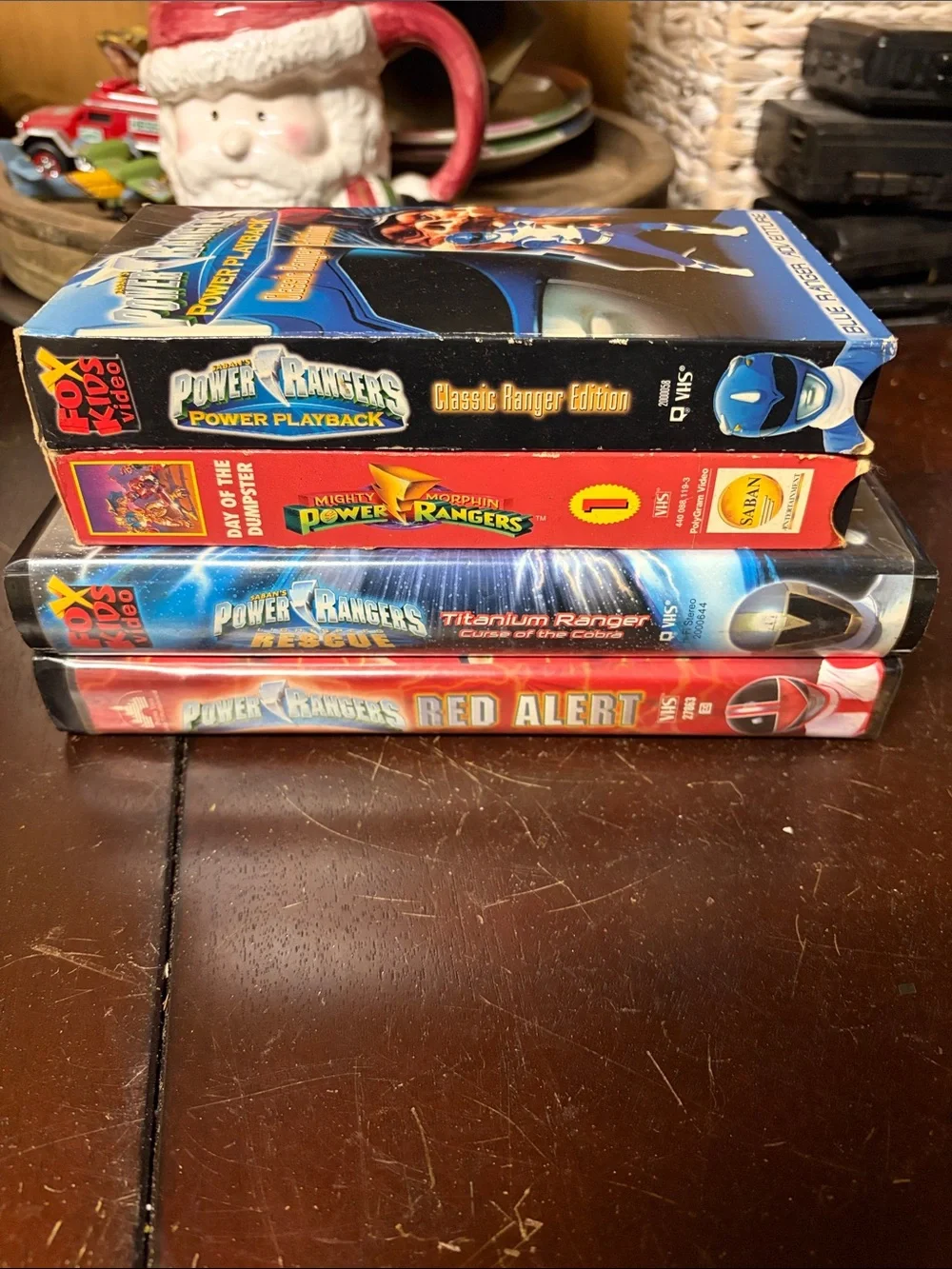 Power Ranger VHS Bundle - Red, Blue, Black